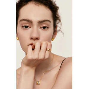 鎏金戒指轻奢高级感锆石戒指设计指环